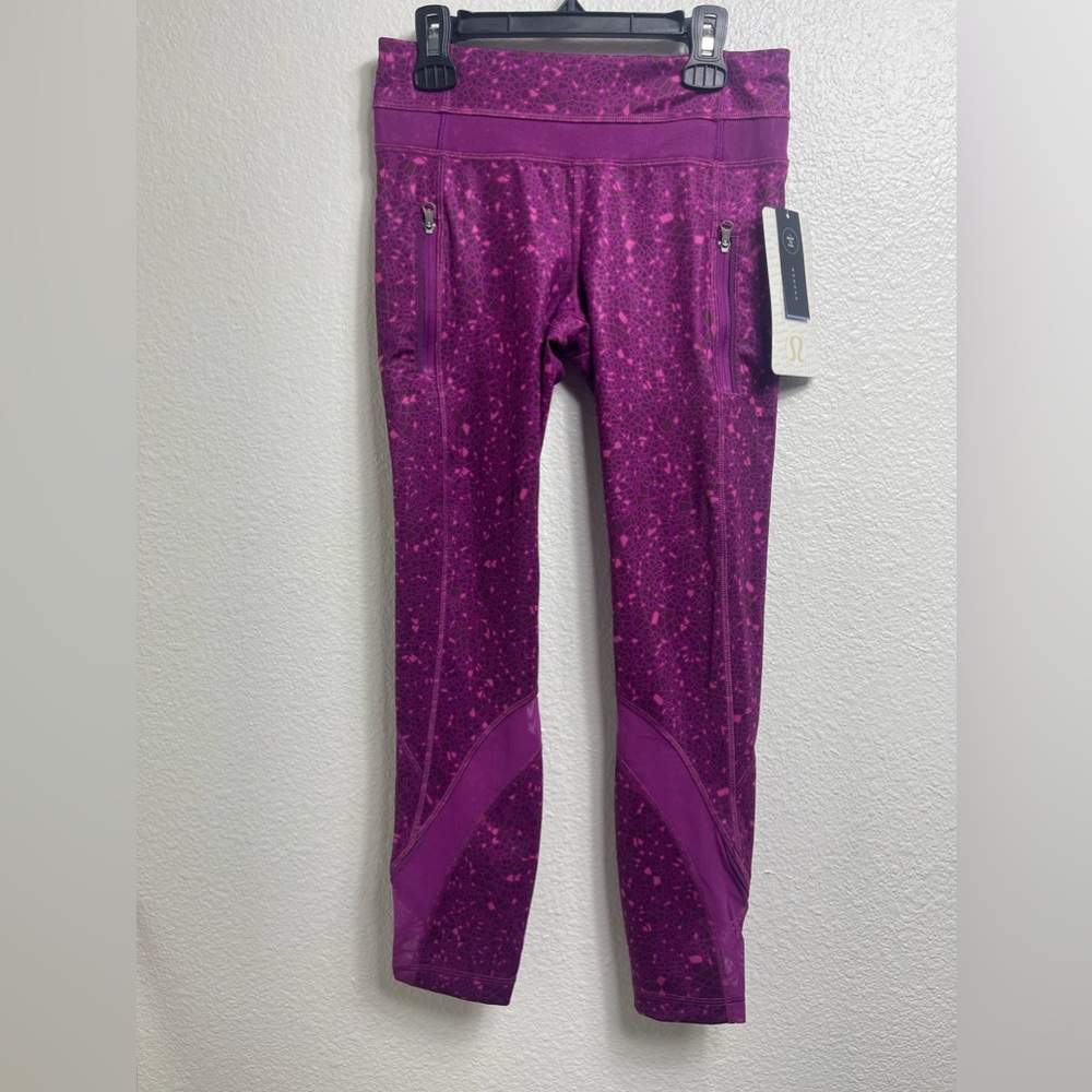 Lululemon Inspire Tight II Paradise Geo Regal Plum Multi / Regal Plum NWT SZ 4